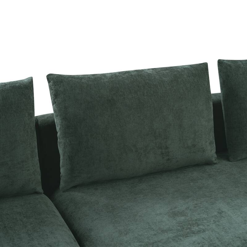 Sectional Sofa 93.7 Inch L-shaped Sofa Upholstered Sofa Couch