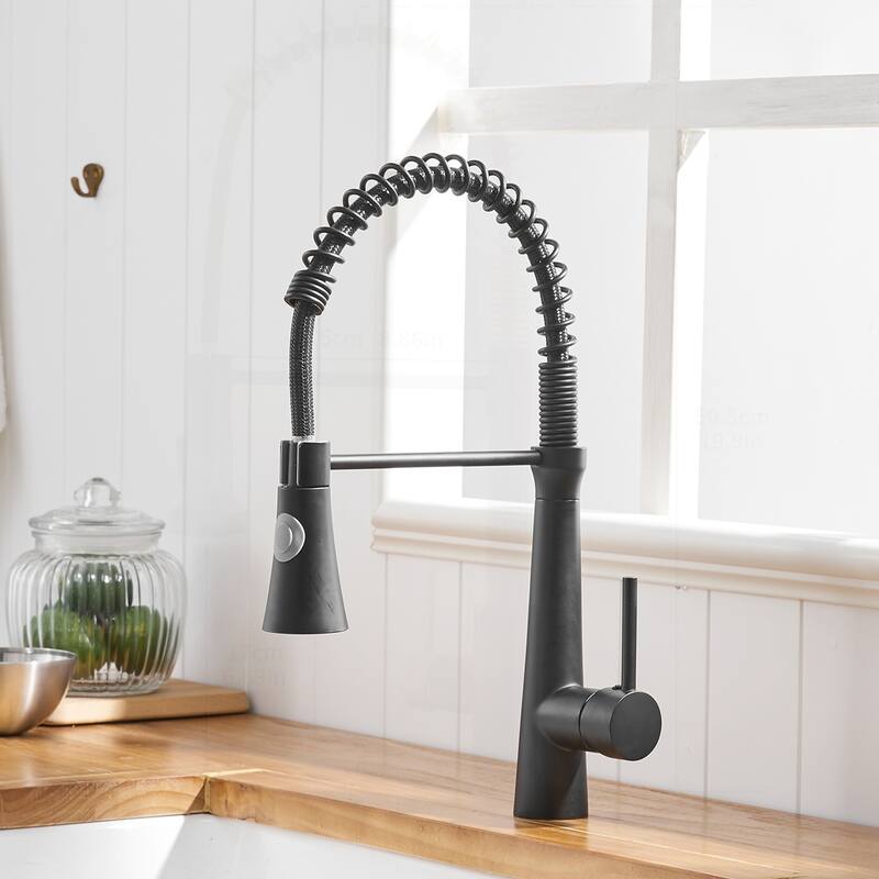 Commercial Kitchen Faucet with Pull Down Sprayer