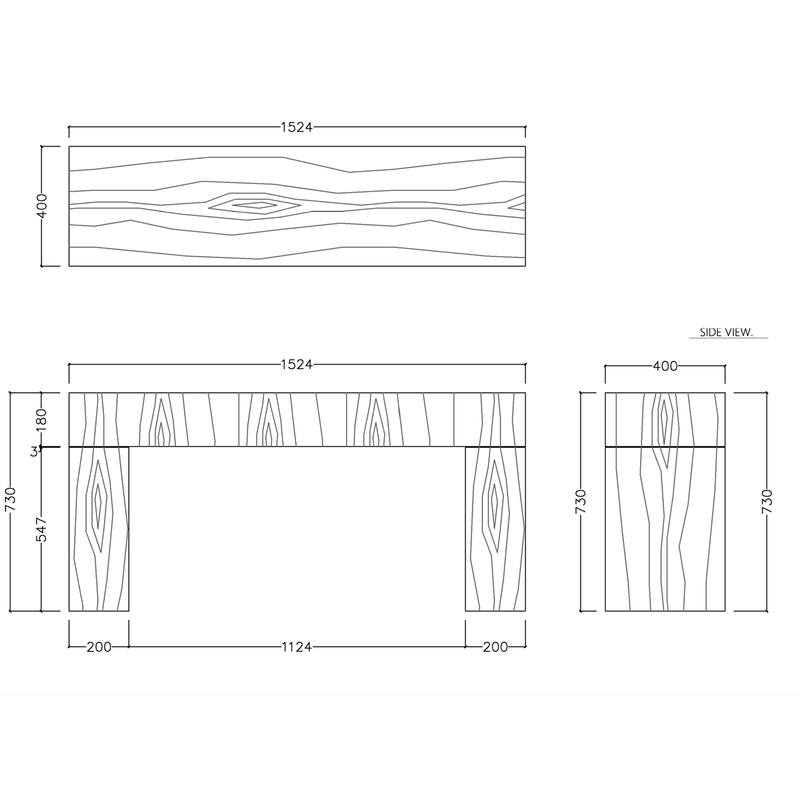 Eka 60" Console Table