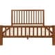 preview thumbnail 49 of 53, Hampton Wooden Platform Bed with Slatted Headboard and Footboard