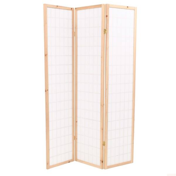 Shop Vidaxl Folding 3 Panel Room Divider Japanese Style 47 2 X66 9