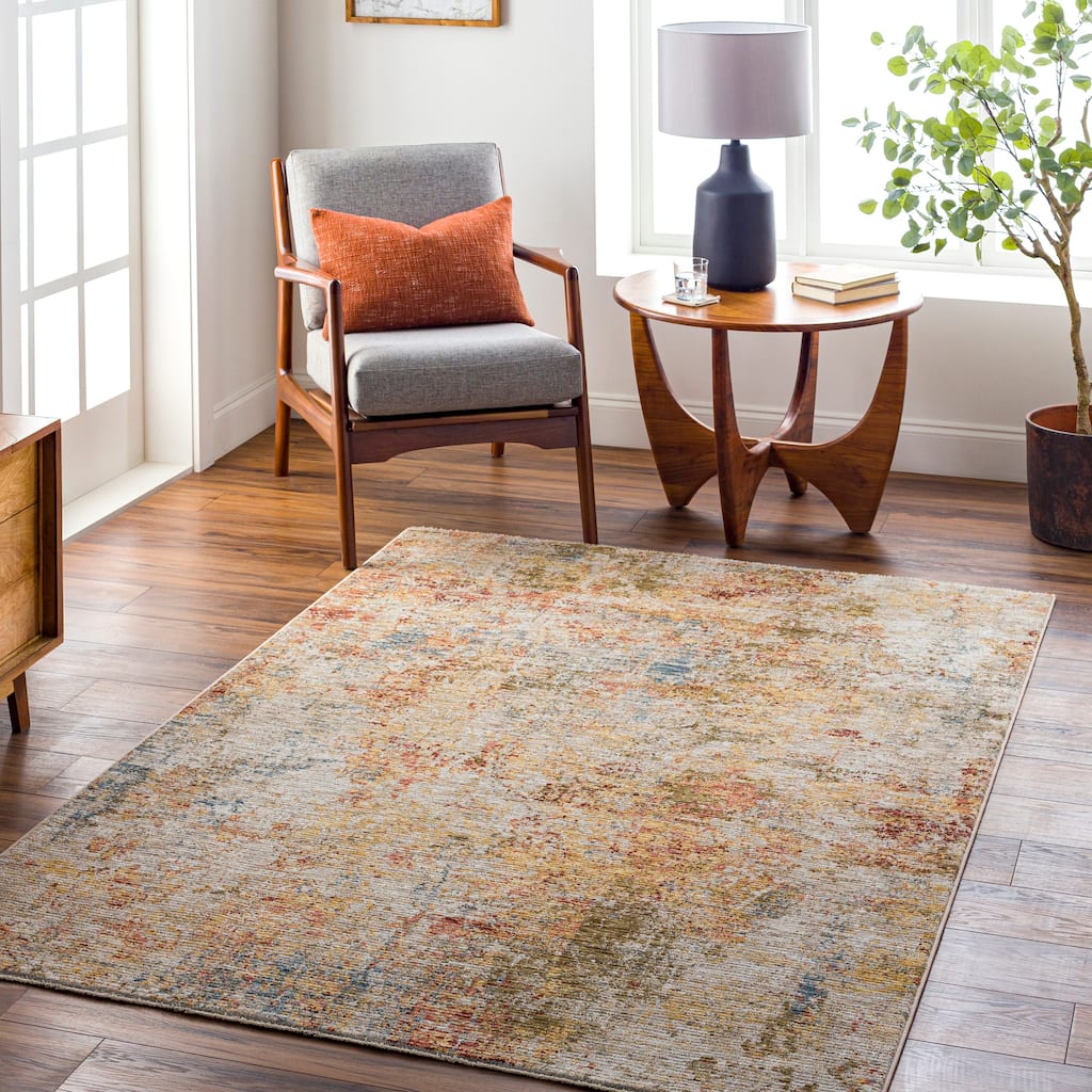 Alarae Abstract Industrial Area Rug