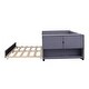 preview thumbnail 18 of 26, Twin Upholstered Bed with Storage and Twin Trundle,USB Charging Ports,French Velvet,With Pull Out Beds