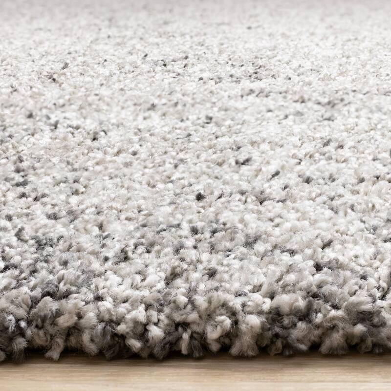 Mariah Grey White Sand Banks Rug, 5'3" x 7'7"
