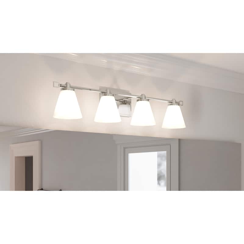 Daniels Integrated LED Polished Nickel Vanity Light