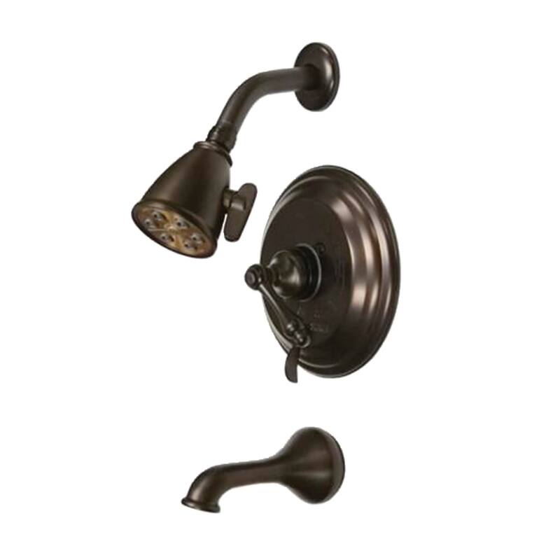 Kingston Brass Tub and Shower Trim Package With 1.8 GPM Single