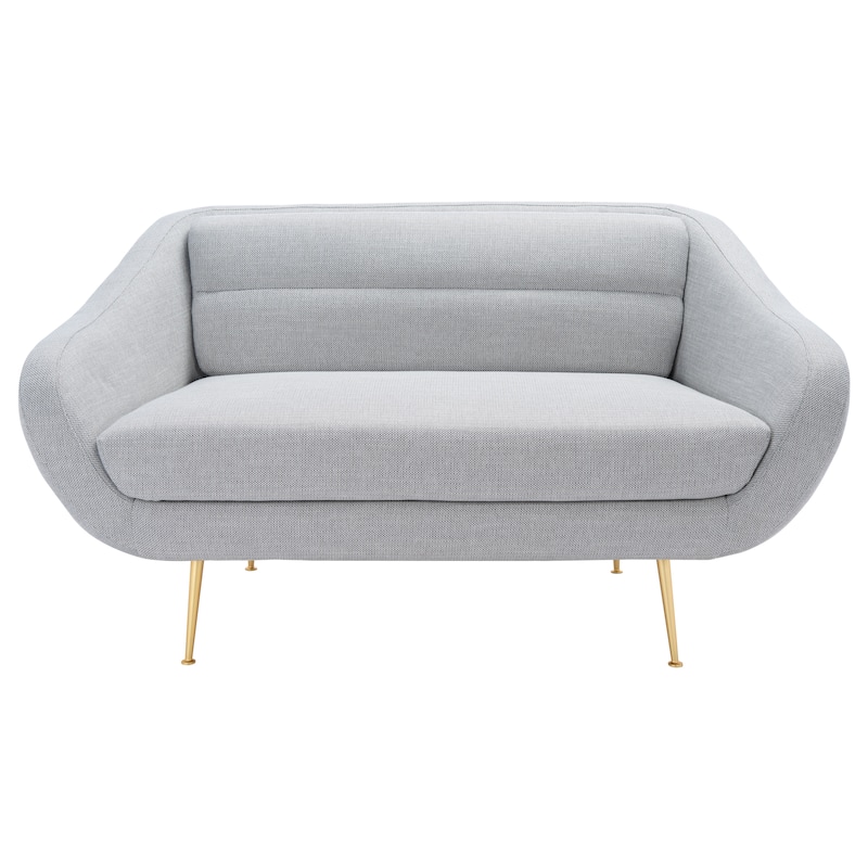 SAFAVIEH Home Belladonna Mid-Century Lovesea - 55"W x 32"D x 29"H