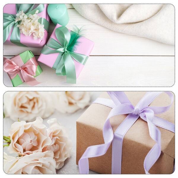 Creative Ideas Grosgrain Ribbon - 3/8 Inch Wide Ivory Polyester Ribbon 50 Yard Roll