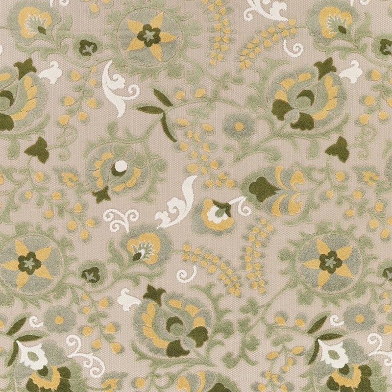 HomeRoots Floral Contemporary Rectangle Outdoor Rug - 9' X 12'