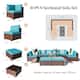 10-piece Wicker Sectional Sofa Set