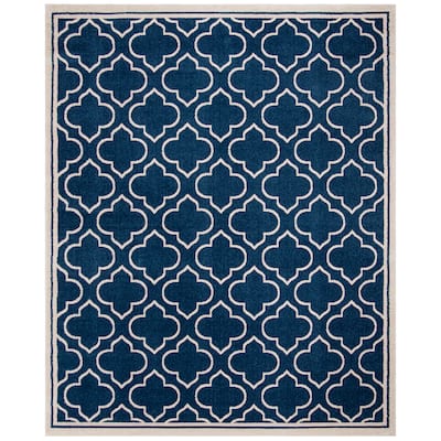 SAFAVIEH Amherst Contemporary Rug - Navy/Ivory - 8' x 10'
