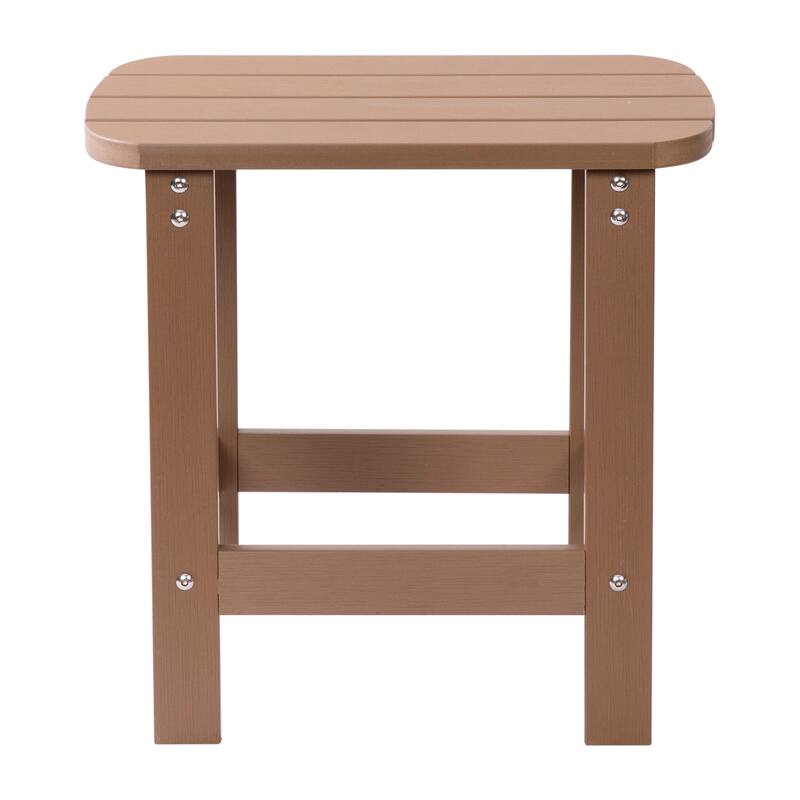 All-Weather Poly Resin Adirondack Side Table - Patio Table