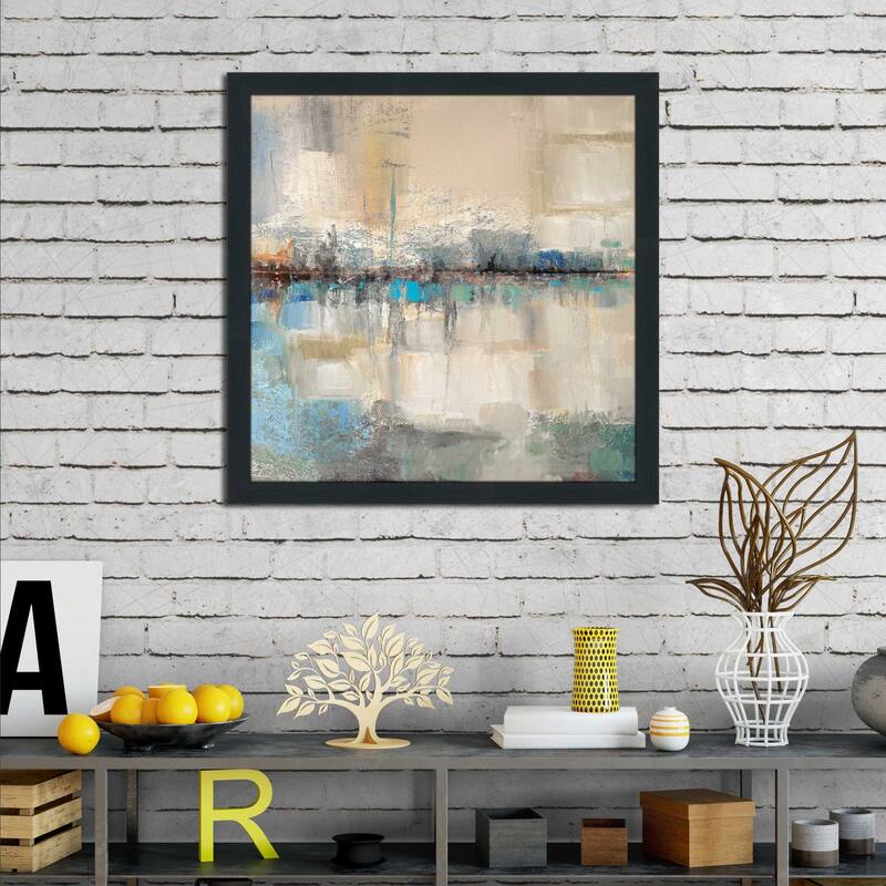 "Shoreline Reflection II" by Ruane Manning Print on Acrylic.