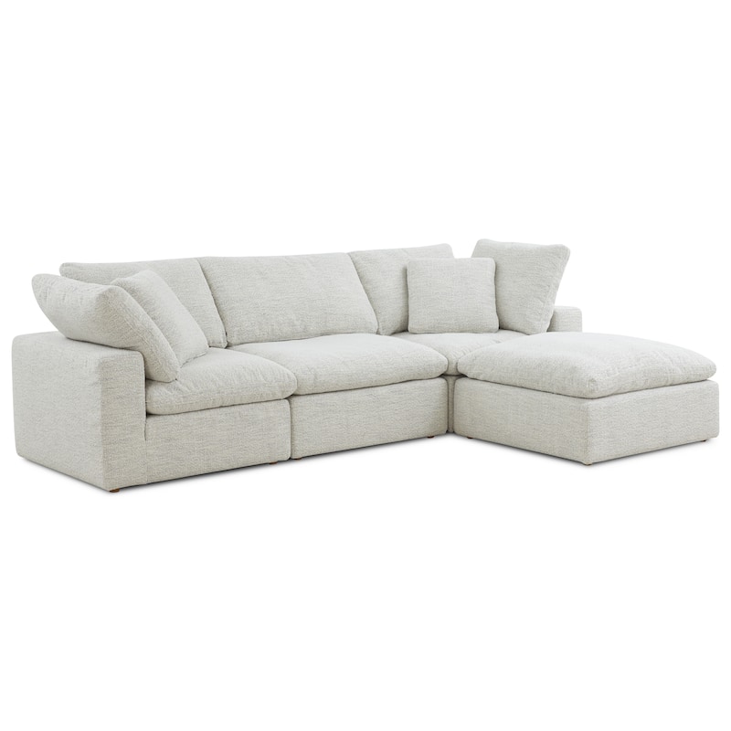 Aurelle Home Tami Reversible Lounge Sectional - 114" x 76"