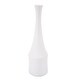 preview thumbnail 6 of 4, Allan Andrews Matte White Ceramic Flared Bottle Vase