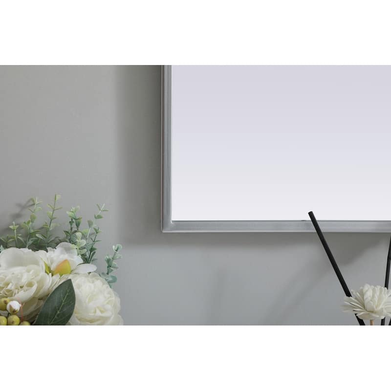 Indigo Home Metal Frame Arch Mirror 33x36 Inch