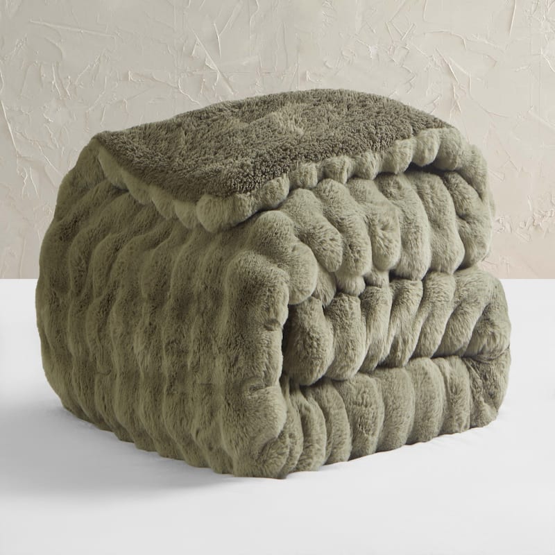 Snowball® Chunky Bunny - Coma Inducer® Oversized Comforter Set - Olive Earth