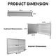 preview thumbnail 17 of 17, Modland 30"-36"W x 24"H Aluminum Double Door Bathroom Medicine Cabinet with Mirror,Soft-Close Hinges