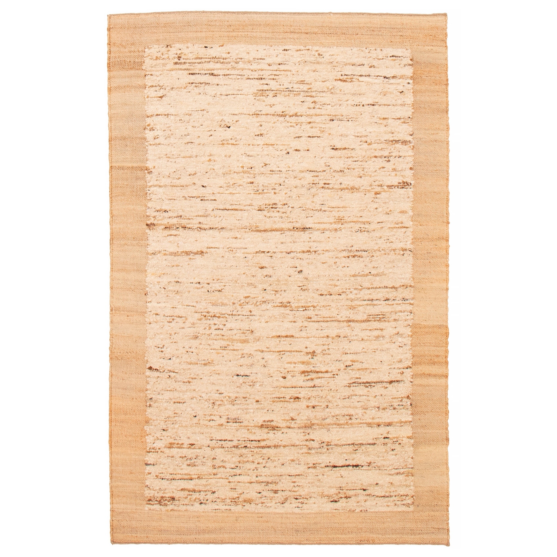 ECARPETGALLERY Hand Woven Zahara Ivory Dhurrie