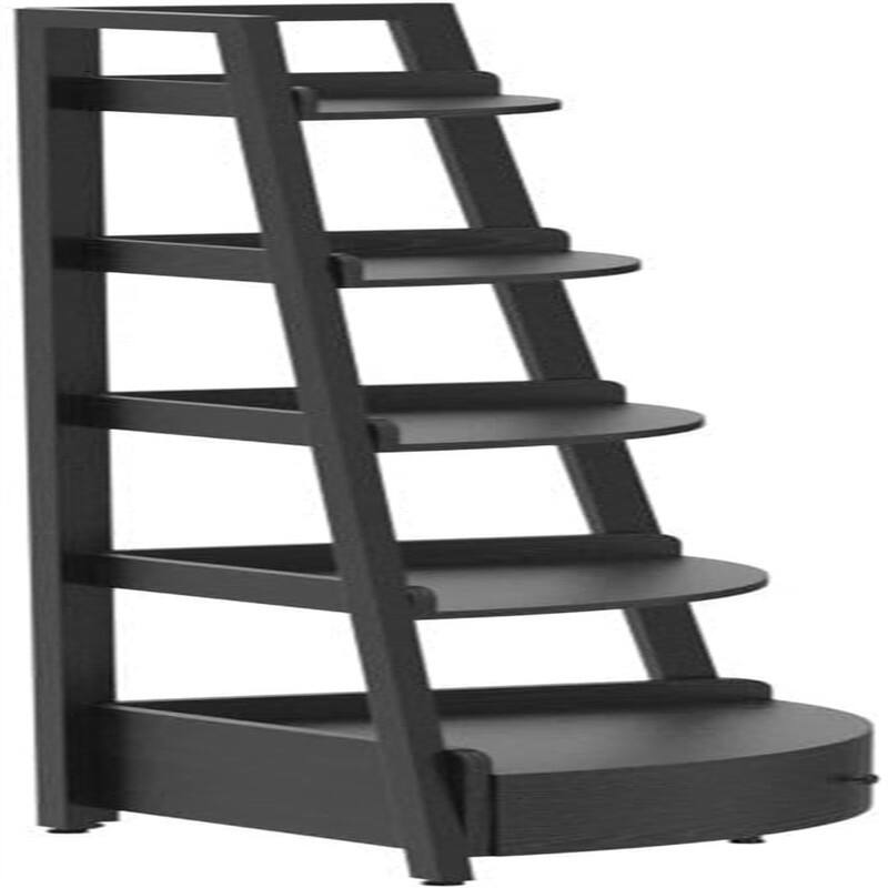 Corner Shelf with Drawer - 17.3"D x 24.4"W x 68.9"H