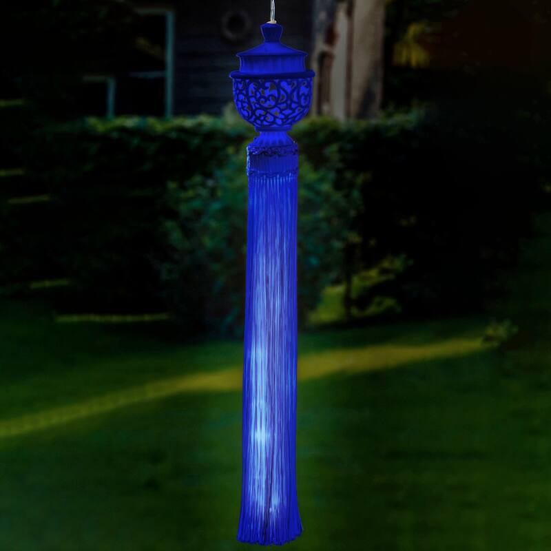 Lighted Tassel, Blue
