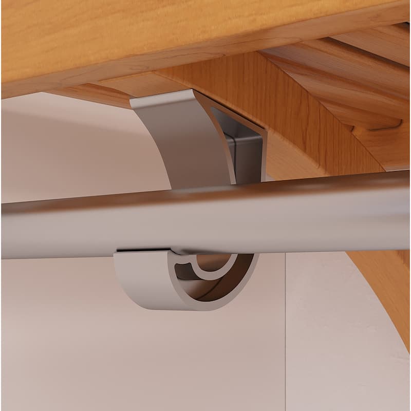 John Louis Home Solid Wood Walk-In Closet System Honey Maple