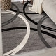 preview thumbnail 2 of 26, World Rug Gallery Contemporary Abstract Circles Design Area Rug