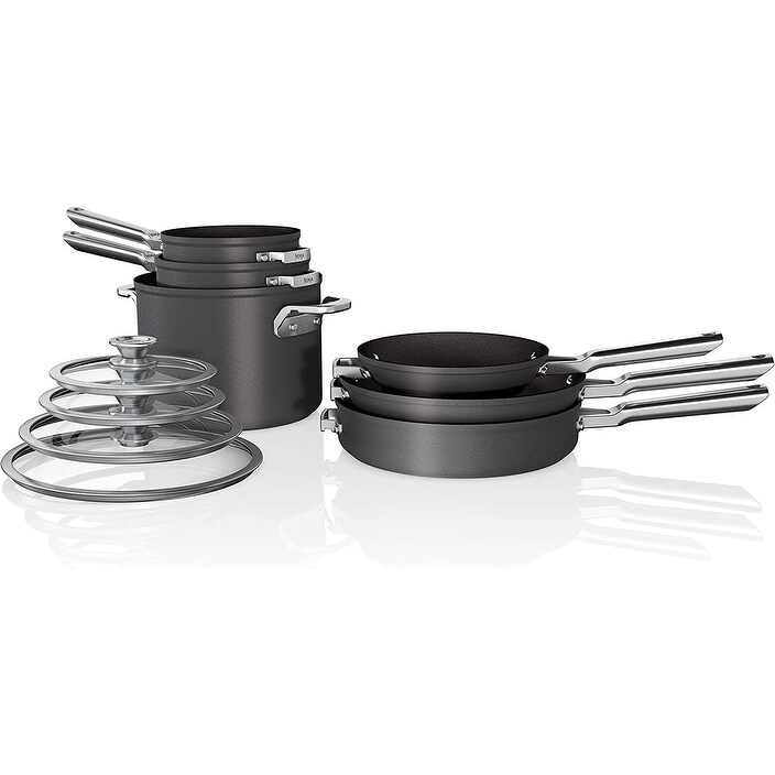 Ninja C59500 Foodi NeverStick Premium 10-Piece Cookware Set - Bed