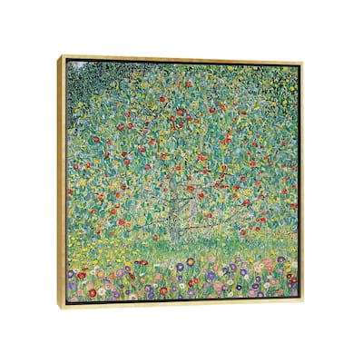 iCanvas "Apple Tree (Apfelbaum), 1912 " by Gustav Klimt Framed Canvas Print