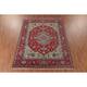 Animal Pictorial Ziegler Area Rug Hand-Knotted Wool Carpet - 7'11