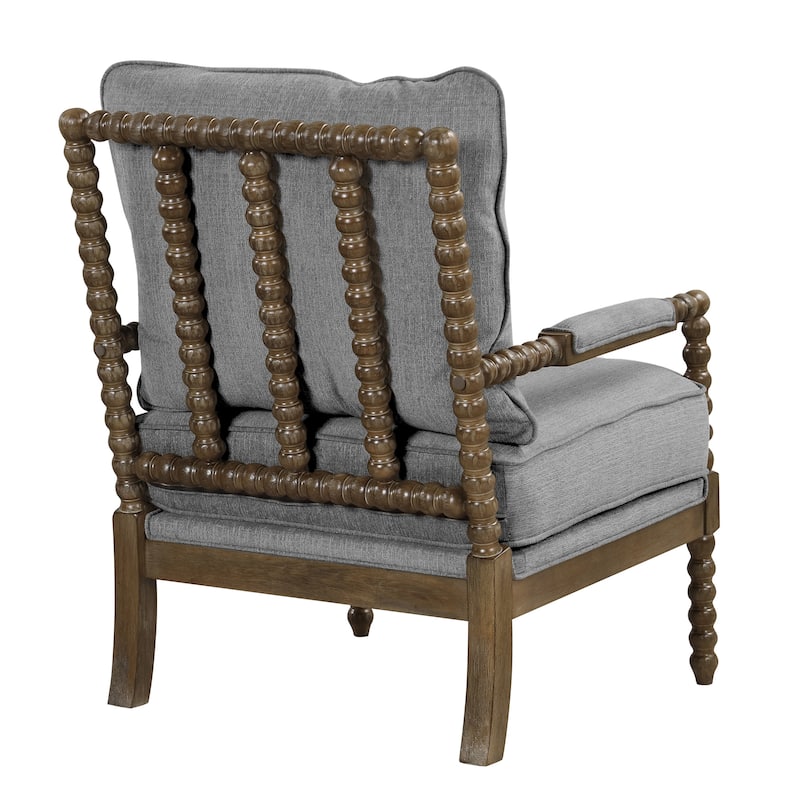 Morden Fort Modern Spindle Chair, Accent Chair for Livingroom