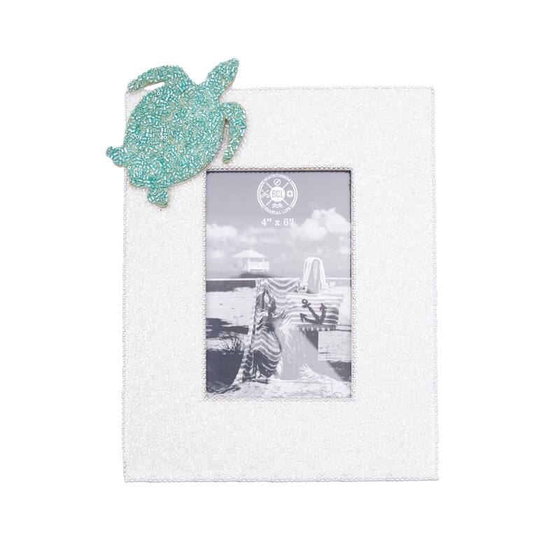 Sea Turtle Photo Frame 9.5 x 7.5 x 0.5 Inches.