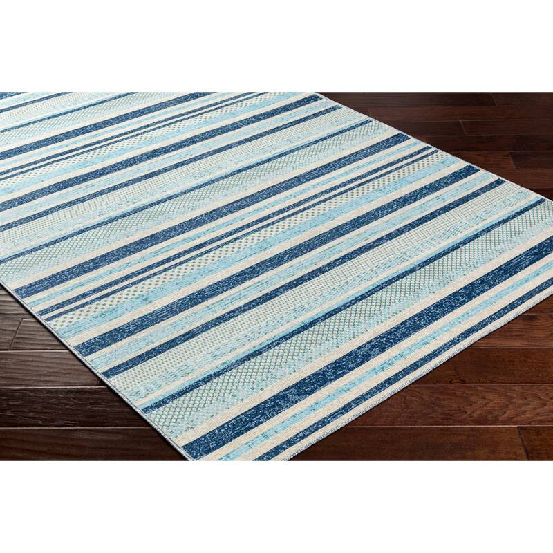 Livabliss Shaoli Casual Striped Indoor/ Outdoor Area Rug
