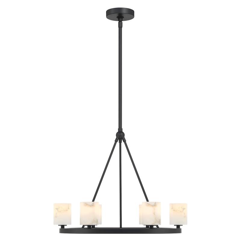 Crystorama Lighting Group ARA-10264-ST Aragon 6 Light 23" Wide LED