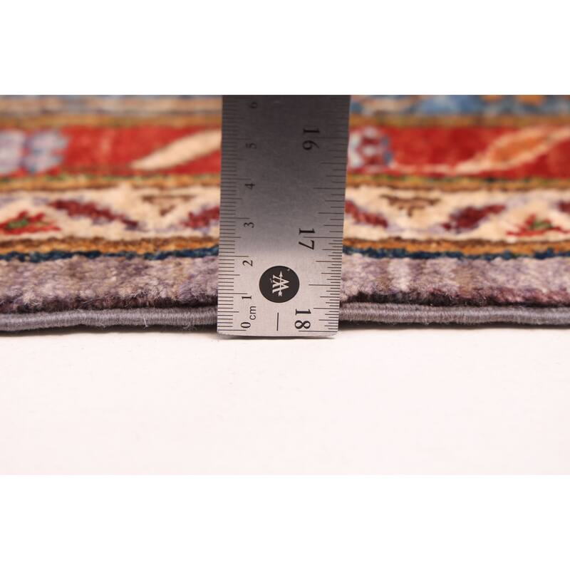 ECARPETGALLERY Hand-knotted Modern Ersari Light Purple Wool Rug - 8'3 x 9'10