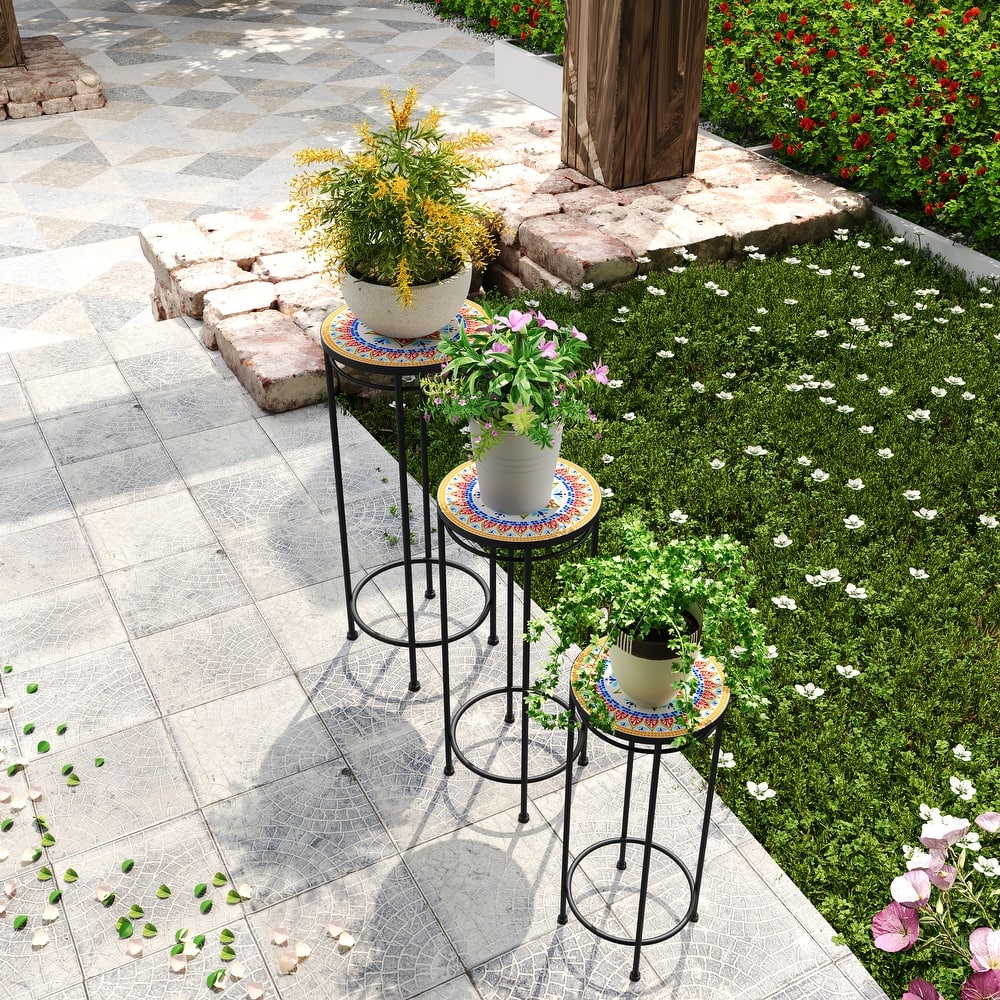 Christopher Knight Home Ceramic Tile Plant Stands: A Touch of Elegance for Your Garden