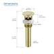 preview thumbnail 179 of 177, Luxury Single Hole Bathroom Faucet