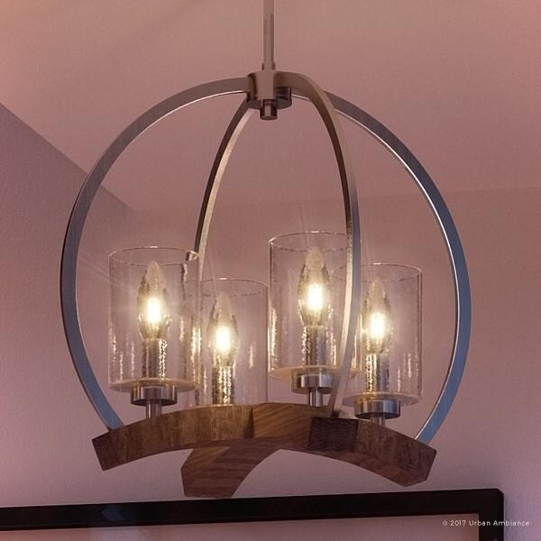 Shop Luxury Transitional Chandelier, 18.5"H x 19.5"W, with ...