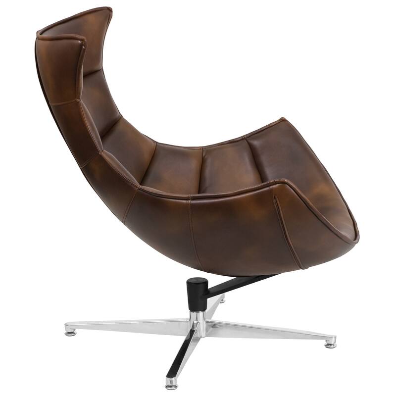 Home Office Swivel Cocoon Chair - Living Room Accent Chair