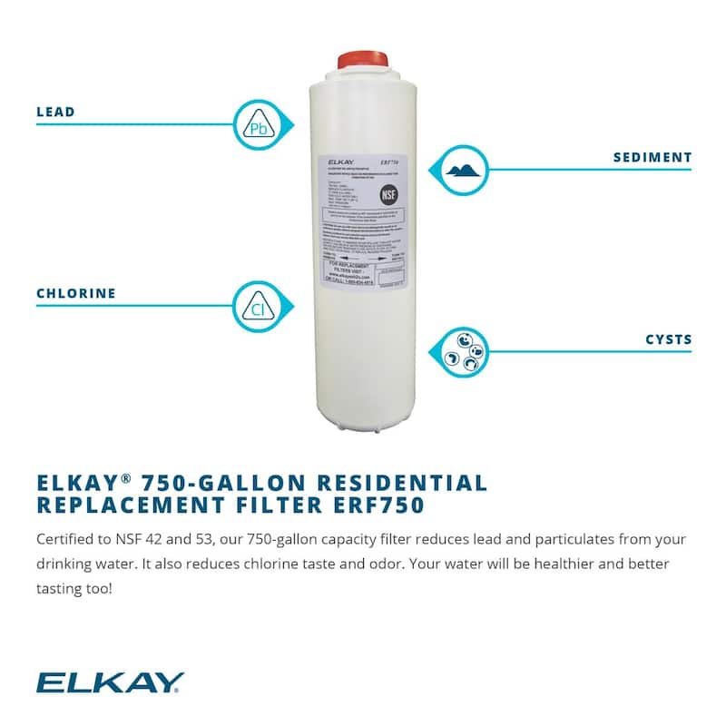 Elkay ezH2O Liv Built-in Filtered Water Dispenser Non-refrigerated