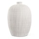 preview thumbnail 1 of 2, Uttermost 18104 Floreana 14" Tall Ceramic Vase White