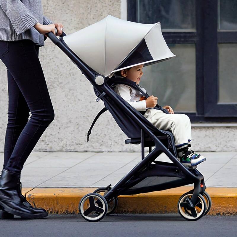 Compact One-Hand Fold Travel Stroller for Airplane Friendly