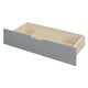 preview thumbnail 17 of 18, Twin Size Daybed with Arched Roof, 2 Drawers, Wood House Canopy Bed with Fabrics Curtain and Light Strip for Kids Teens, Gray