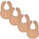 preview thumbnail 19 of 60, Muslin Cotton Baby Bibs Adjustable Size with Easy Snaps by Comfy Cubs Caramel - Pack of 4