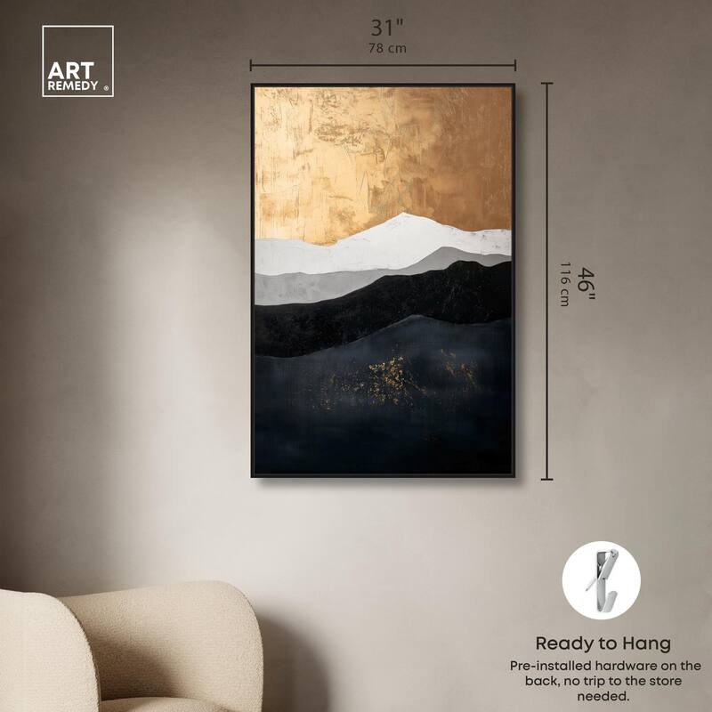 Golden Vista II Canvas by Art Remedy