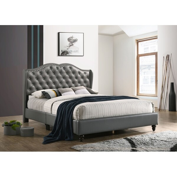 Boyden victoria top upholstered platform bed