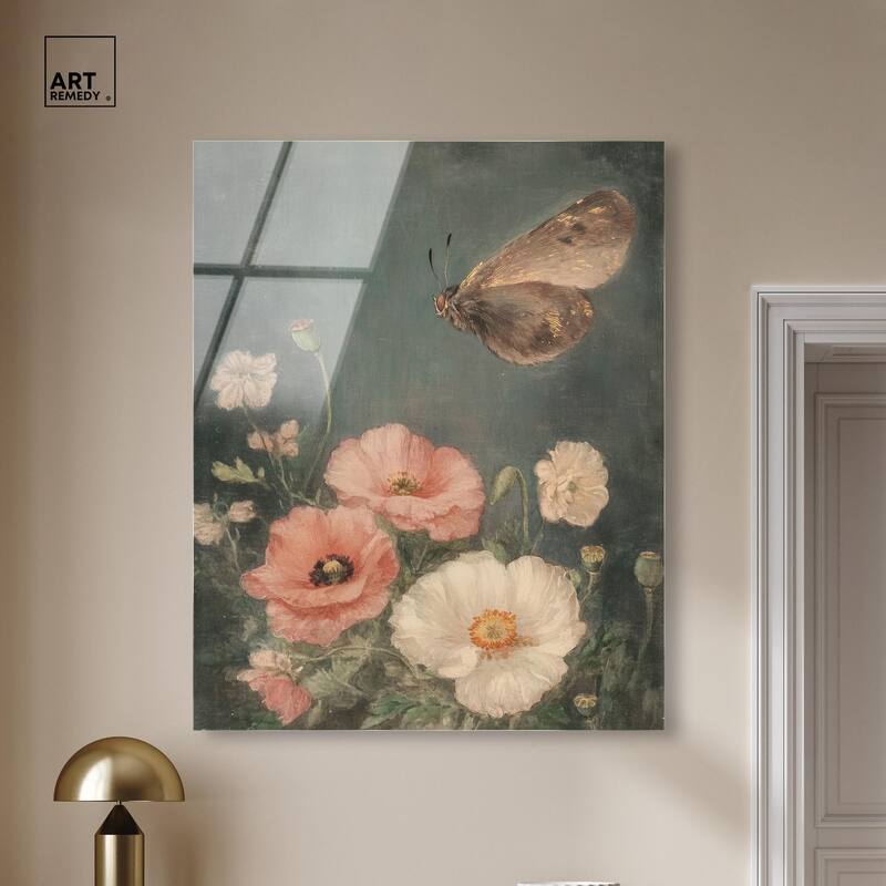 Shadowed Flutter II Acrylic by Art Remedy, Ready to Hang