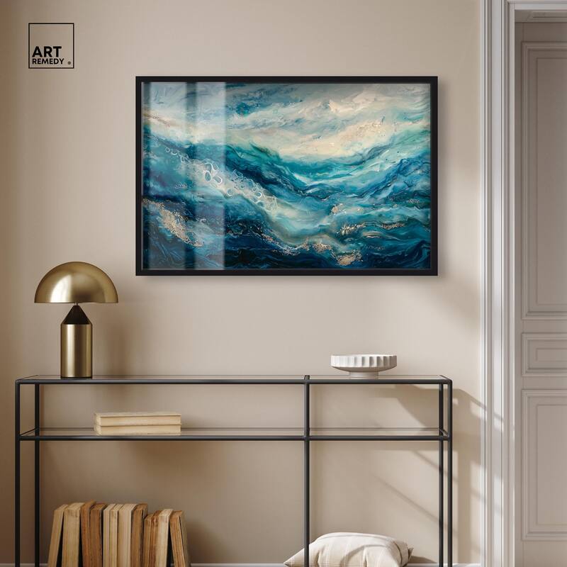 Jeweled Waters Shadowbox by Art Remedy