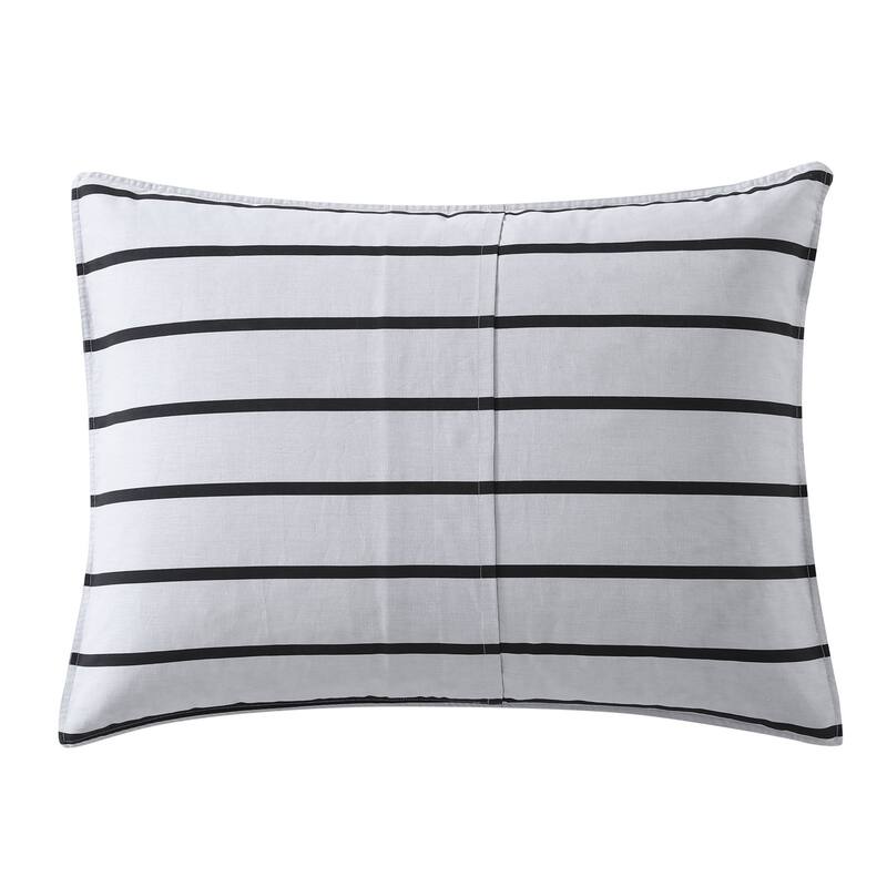Nautica Lawndale Cotton Grey Comforter Set