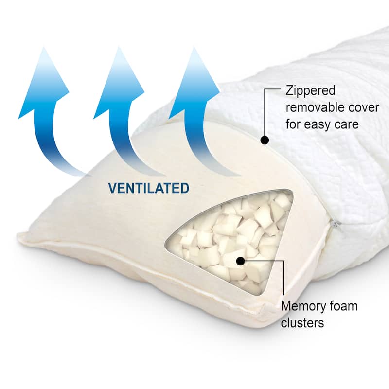 Ideal Memory Foam Slim Body Pillow